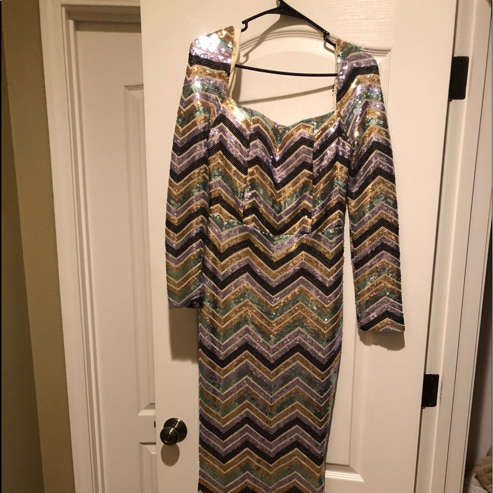 Multicolor sequin stress